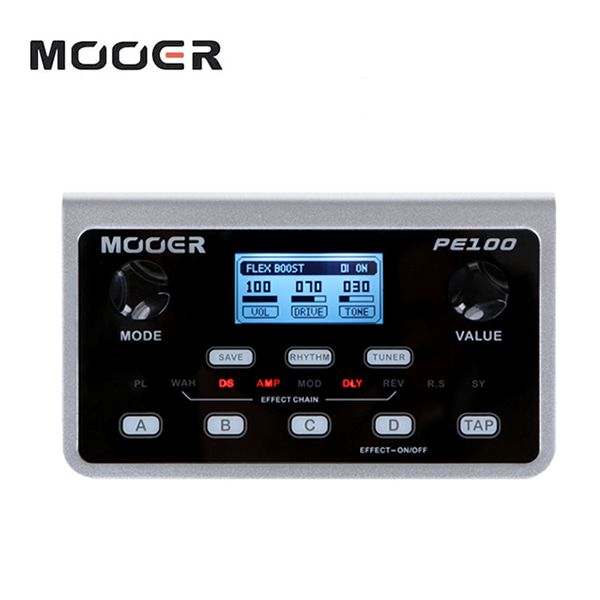Mooer Audio Potable Effects Processor(PE100)기타트레이너