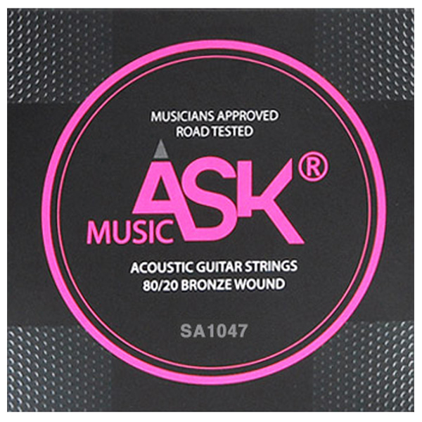 ASK MUSIC 80/20 BRONZE 통기타 스트링 SA1047 (010-047)