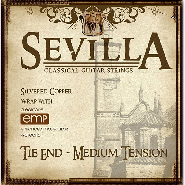 Everly Sevilla Classic Guitar Strings / Tie End-Medium Tension (8440)
