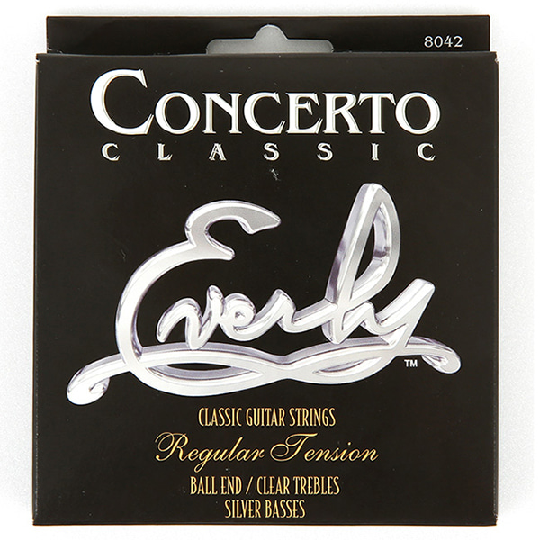 Everly Concerto Classic Guitar Strings / Ball End-Regular Tension (8042)