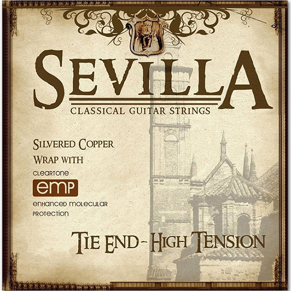 Everly Sevilla Classic Guitar Strings / Tie End-High Tension (8450)
