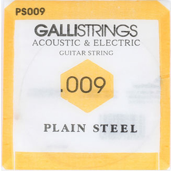 Galli String Acoustic&amp;Electric Plain Steel 009낱줄(PS009)