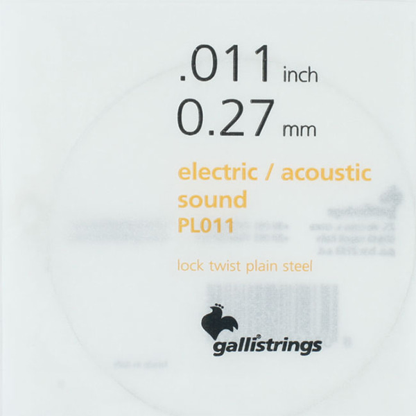Galli String ProCoated Electric&amp;Acoustic 낱줄 011(PL011)
